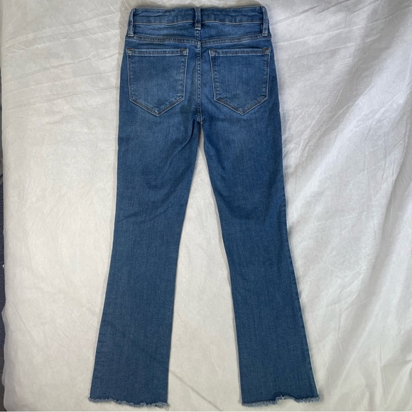 FP Free People Skinny Jeans Women's Size W24 Blue Mid Rise Medium Wash 5-Pocket - Picture 9 of 14